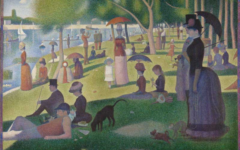 A Sunday Afternoon on the Island of La Grande Jatte, Painting by Georges Seurat